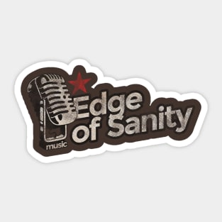 Edge of Sanity Vintage Sticker